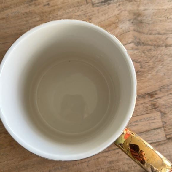 RIFLE PAPER CO. Porcelain Monogram Mug Floral Design K for Anthroplogie - Picture 6 of 8